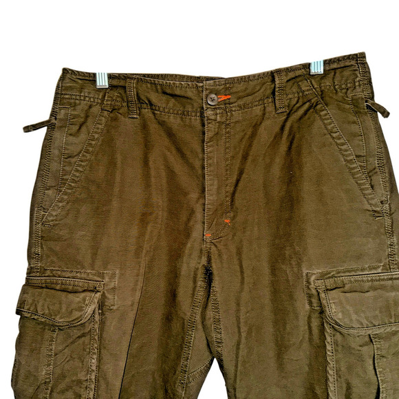LLBean Sz 34x30 Natural Fit Cargo Pants Cabincore Outdoor Heritage Classic - Picture 2 of 12